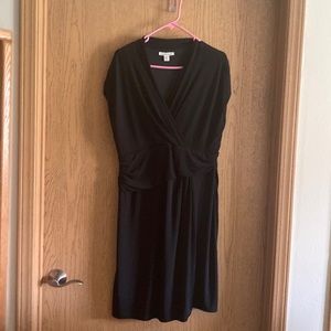 NWOT Dressy Black Dress,Size 16,95% Polyester 5% Spandex & Lining 100% Polyester